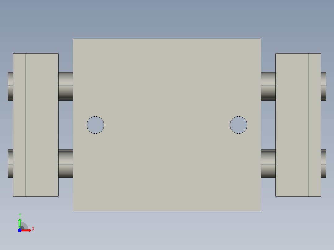 汽车动力电池整平机缩口机3D模型前视图