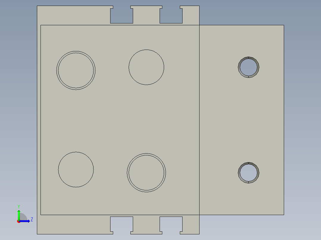 汽车动力电池整平机缩口机3D模型左视图