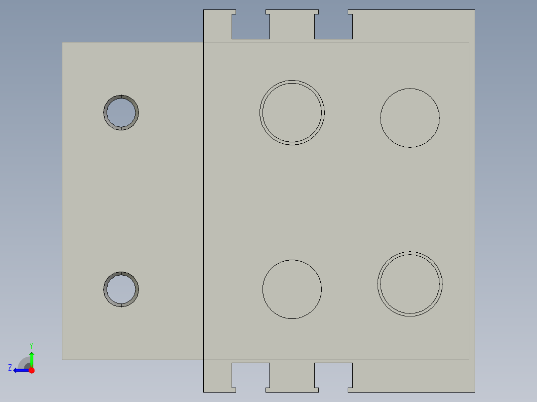 汽车动力电池整平机缩口机3D模型右视图