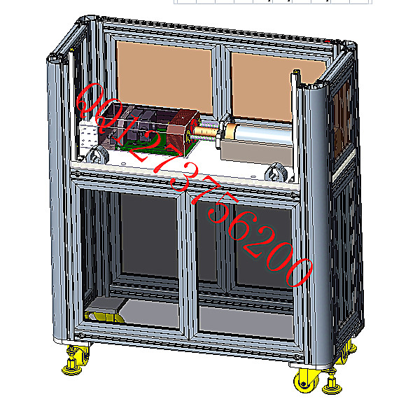 汽车动力电池整平机缩口机3D模型