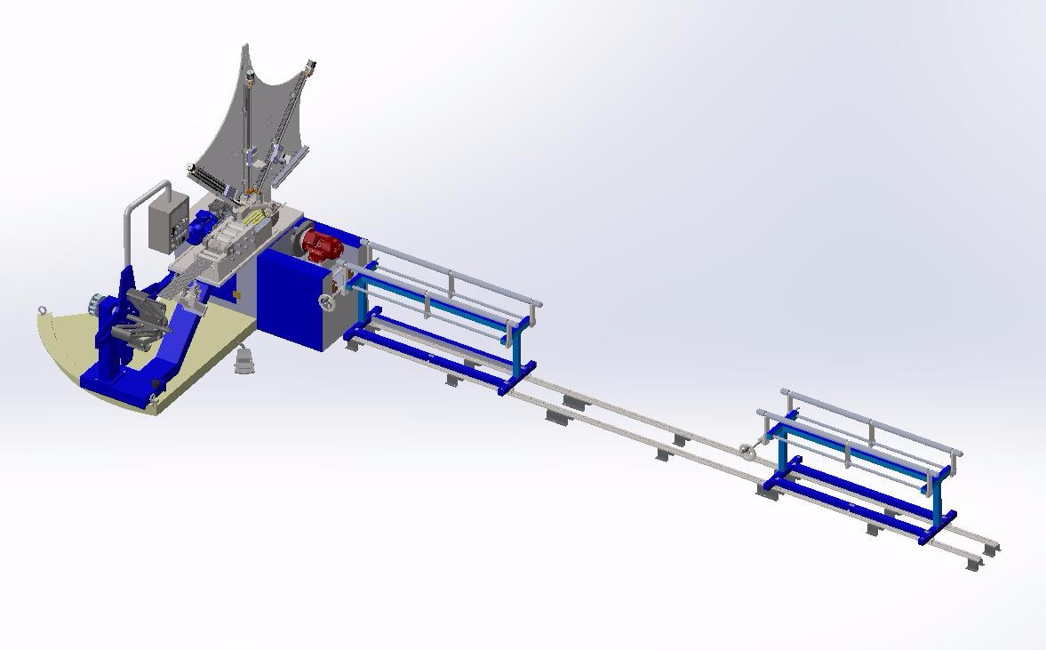 螺旋管成型机3d模型3D模型