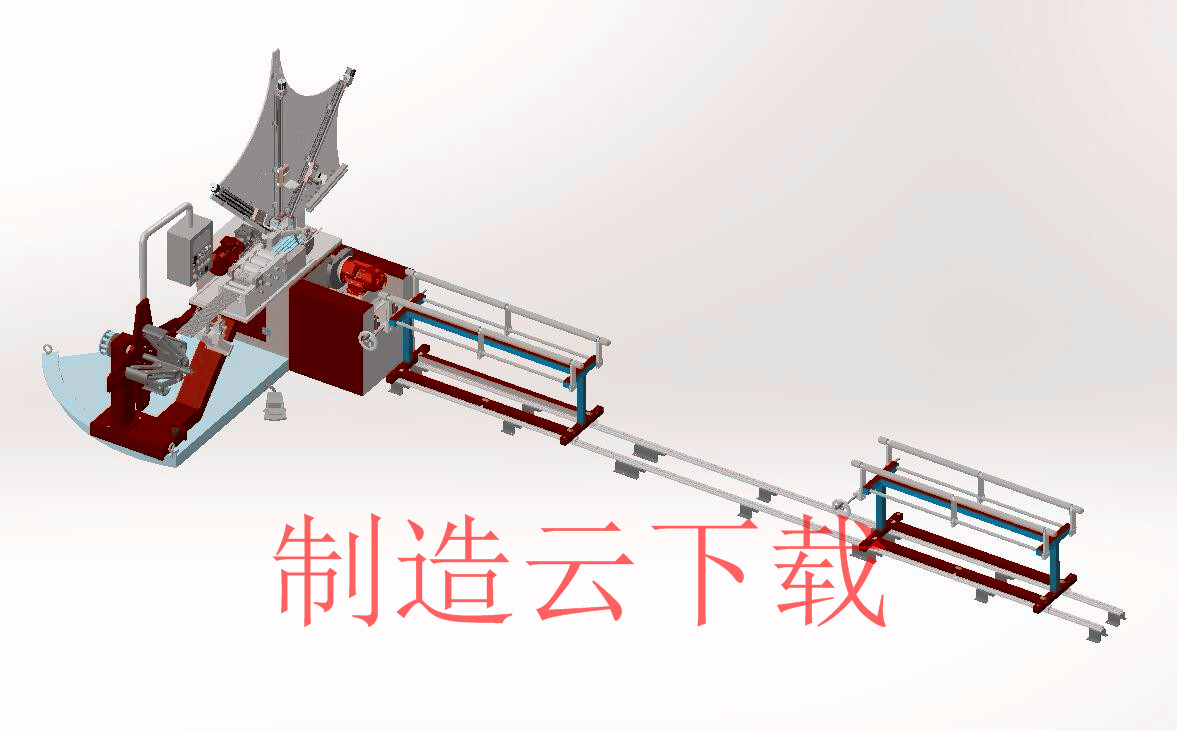 螺旋管成型机3d模型3D模型