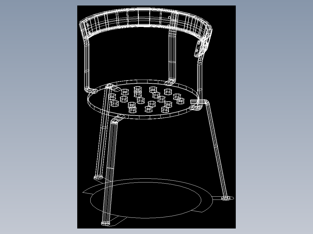 室内家具和灯具等的模型十四-J-CH14