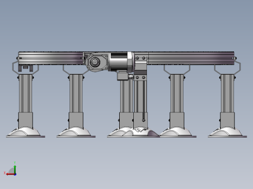 弯道传送带l 3D图纸 机械设备 自动化3D模型设计素材后视缩略图