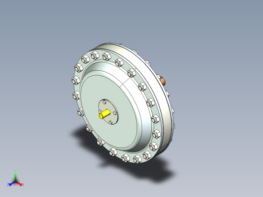 行星齿轮传动机构图纸3D模型