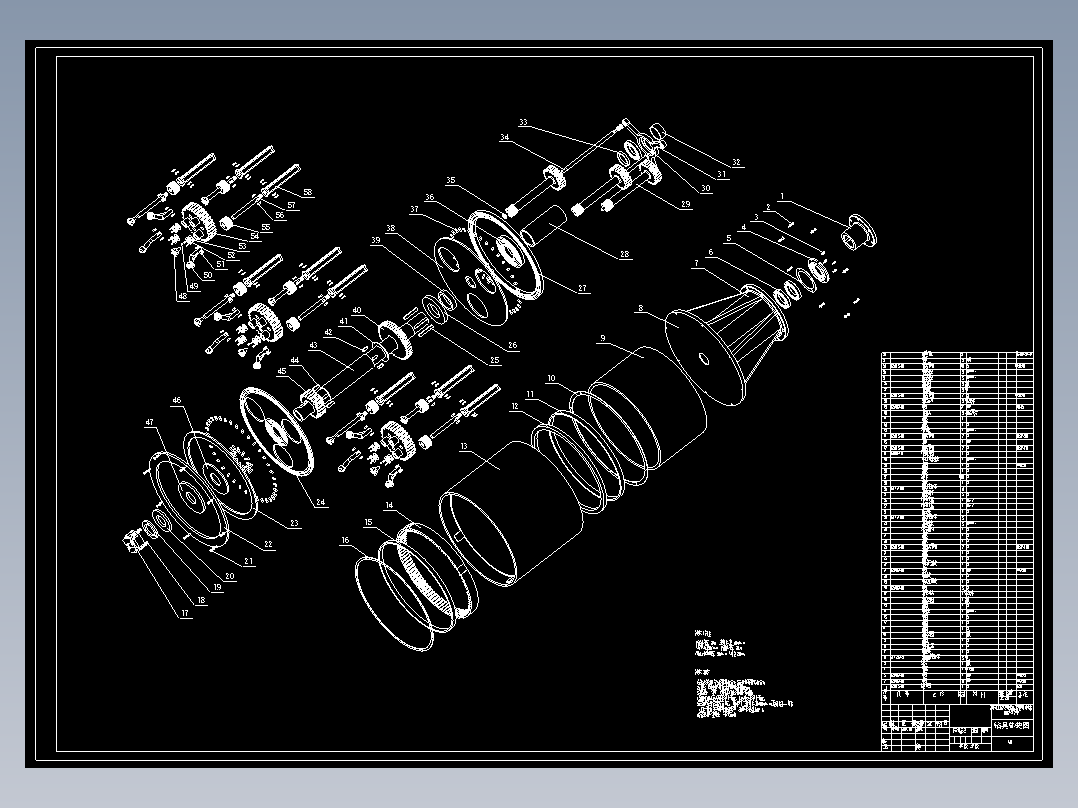 大直径桩基础工程成孔钻具(论文+DWG图纸)