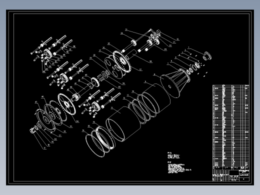 大直径桩基础工程成孔钻具(论文+DWG图纸)