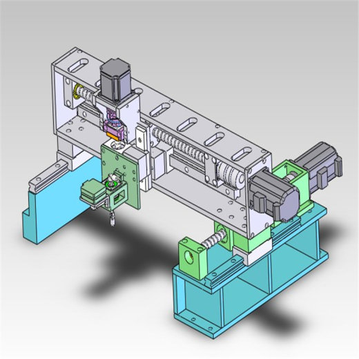 T574 三轴滑台模组3D图纸缩略图