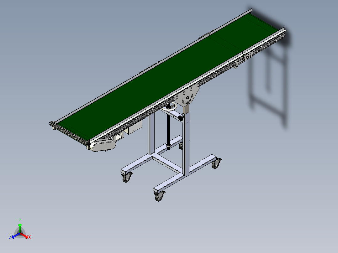 倾斜式输送机可调节