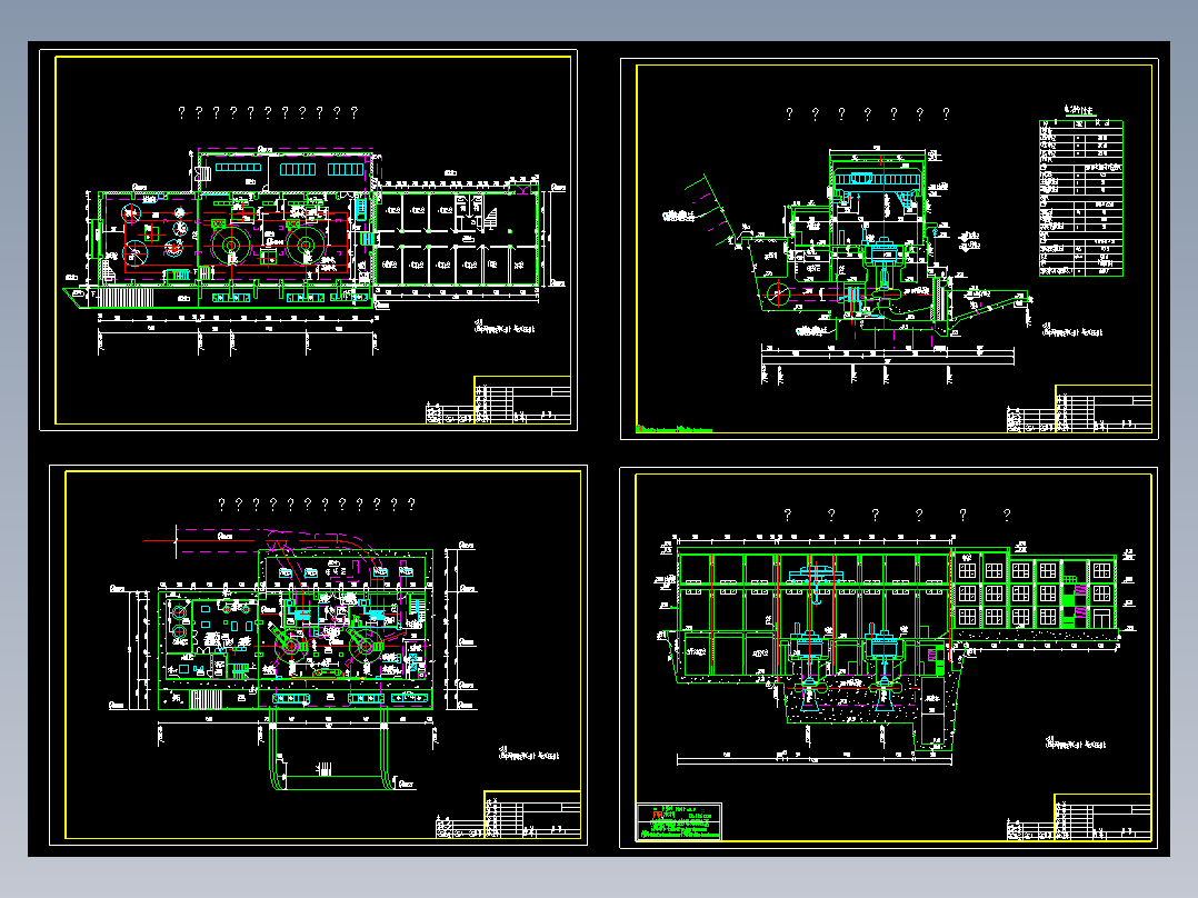某10MW电站厂房技施图纸