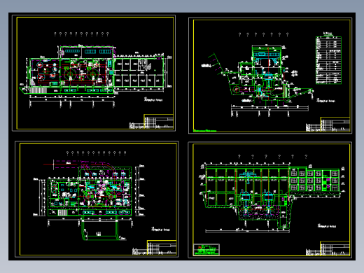 某10MW电站厂房技施图纸