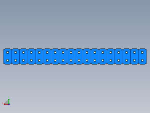 彩色公头100mil（2.54mm）系列-DS1021_blue_2x18p_100mil_Type19_rev1.0后视缩略图