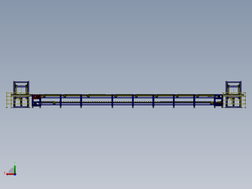 积放链装配线后视缩略图