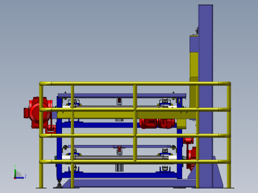 积放链装配线左视缩略图