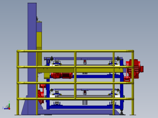 积放链装配线右视缩略图