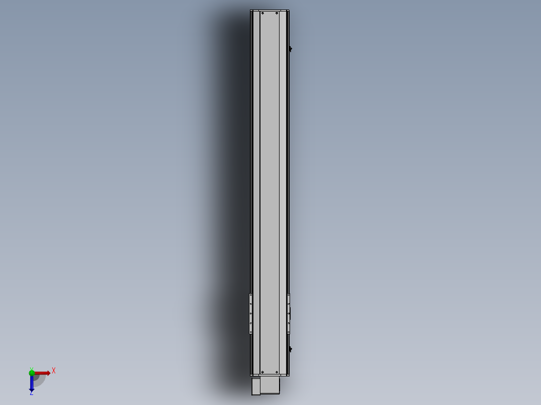 精密模组MT220-L150-1700-LD-M75-C4俯视图