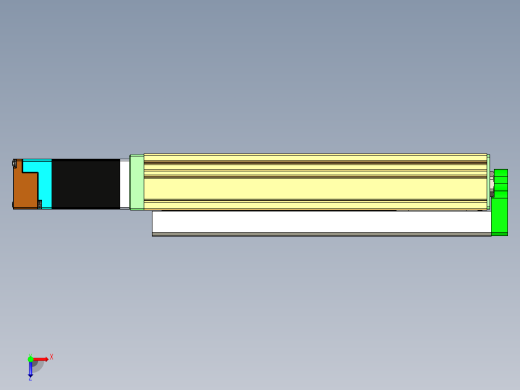 威洛博LES小滑台LES16-Lxx-S100-BC俯视缩略图
