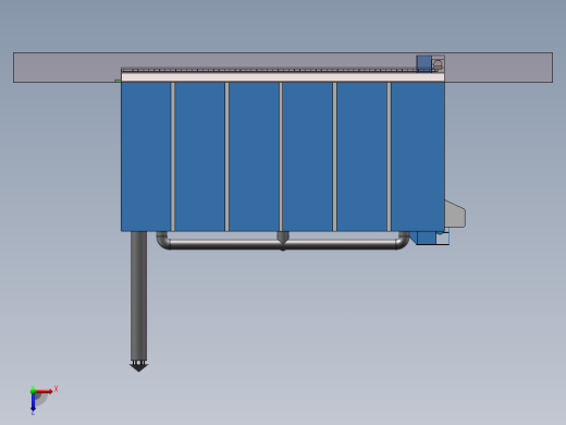 喷砂房俯视缩略图