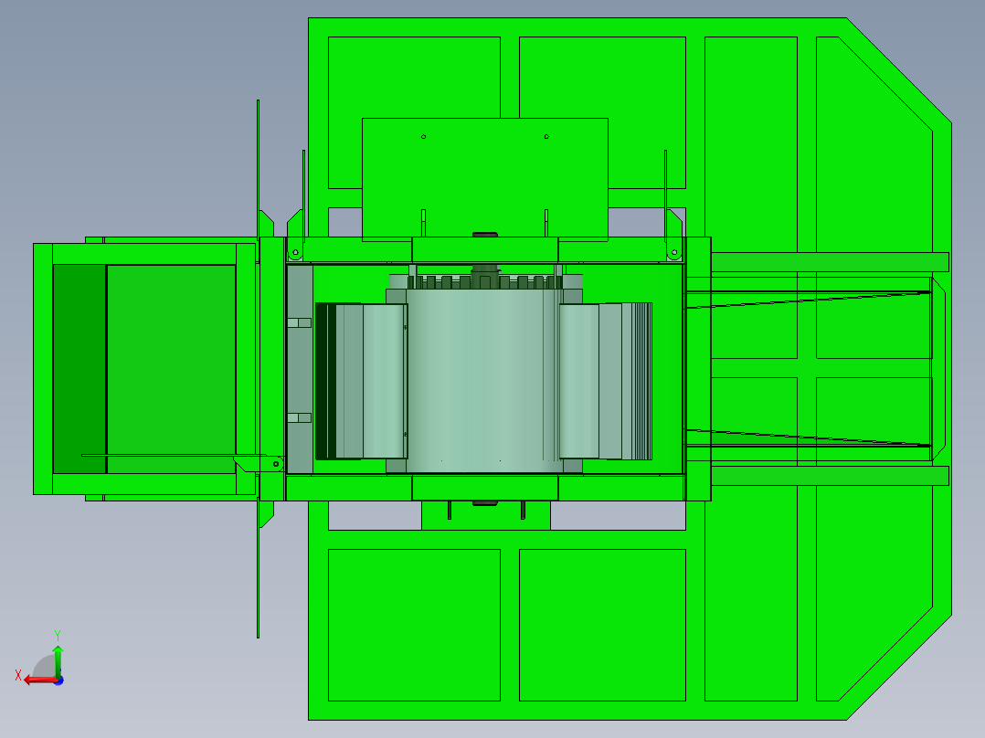 斗式提升机三维图299450==50后视图