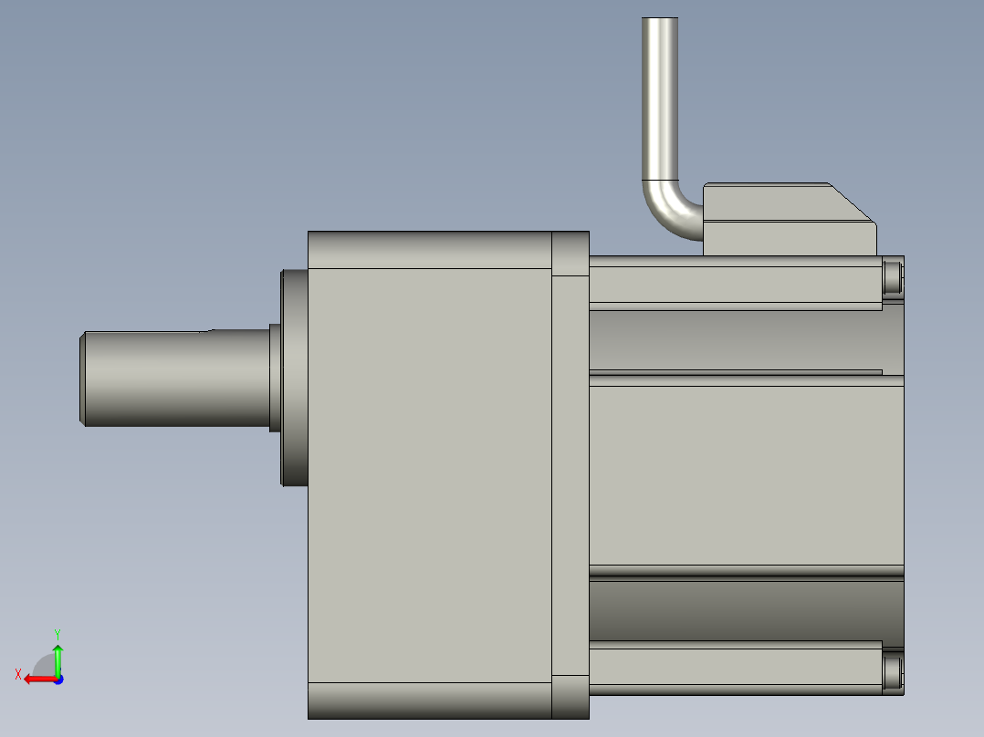 MB9G5BV+MBMU1E1AB(100V)电机后视图