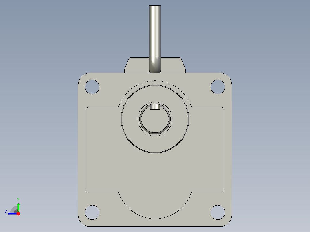 MB9G5BV+MBMU1E1AB(100V)电机右视图