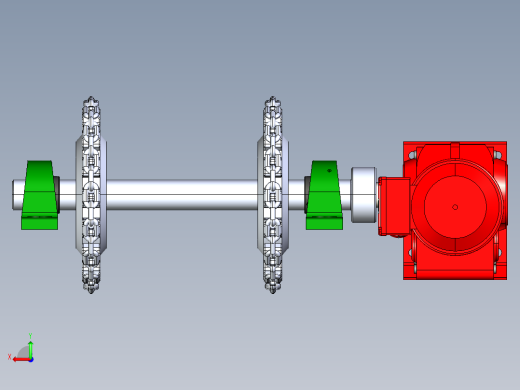 链轮链条传动后视缩略图