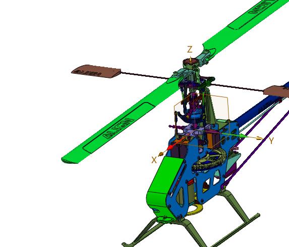 航模达人亚拓450遥控直升机