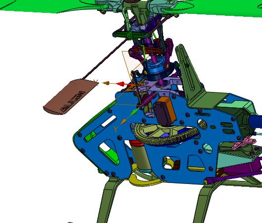 航模达人亚拓450遥控直升机