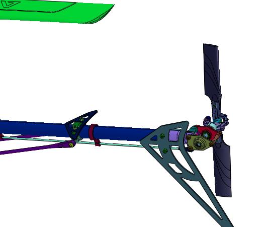 航模达人亚拓450遥控直升机