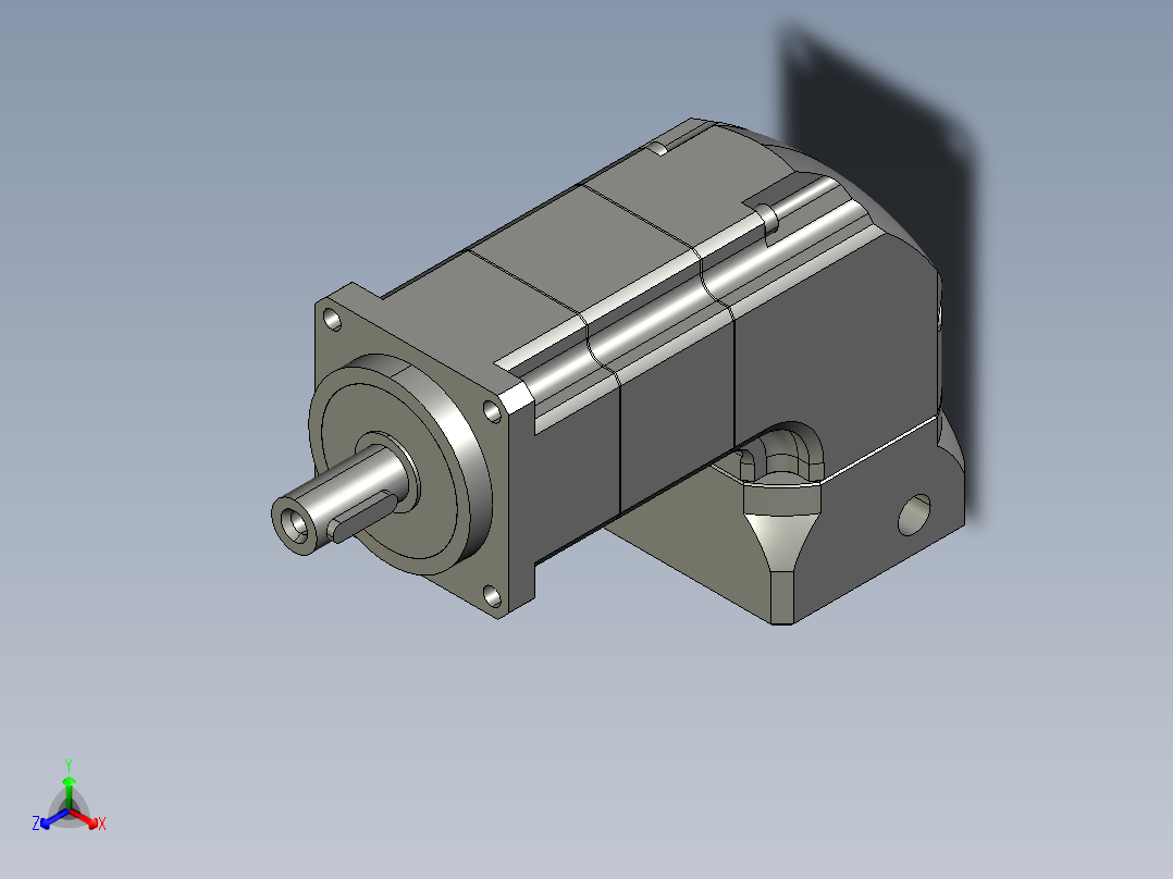 斜齿ZPGH060-L2 14-50-70-M5 CZ14.STEP正等轴测图