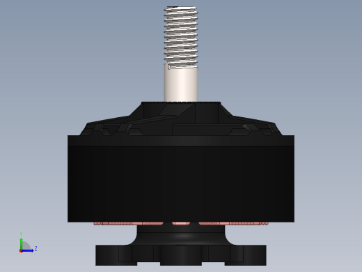 T型电机左视缩略图