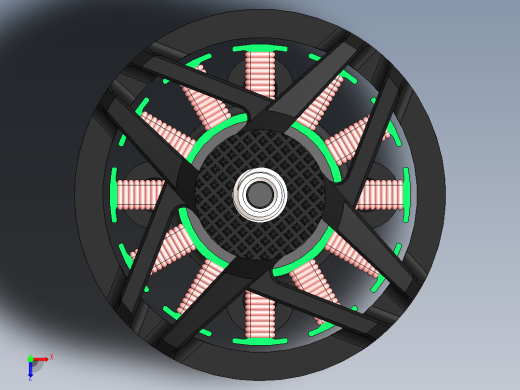 T型电机俯视缩略图