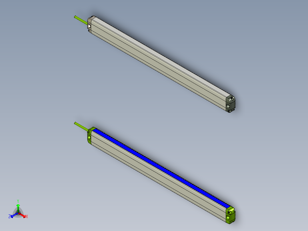安全_区域传感器H2TLS0840_3D主视图