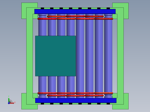 滚筒输送机roller-conveyor-63-SW前视缩略图