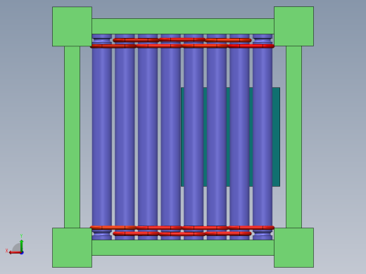 滚筒输送机roller-conveyor-63-SW后视缩略图