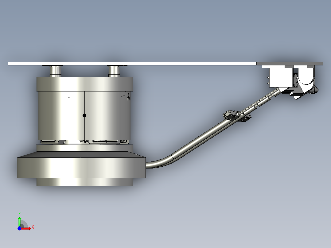 一款衬套类零件专用振动盘前视图