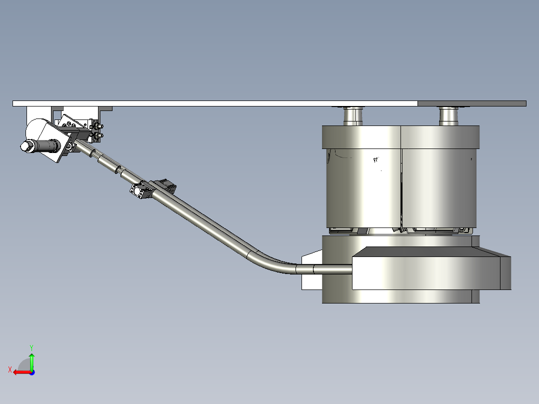 一款衬套类零件专用振动盘后视图