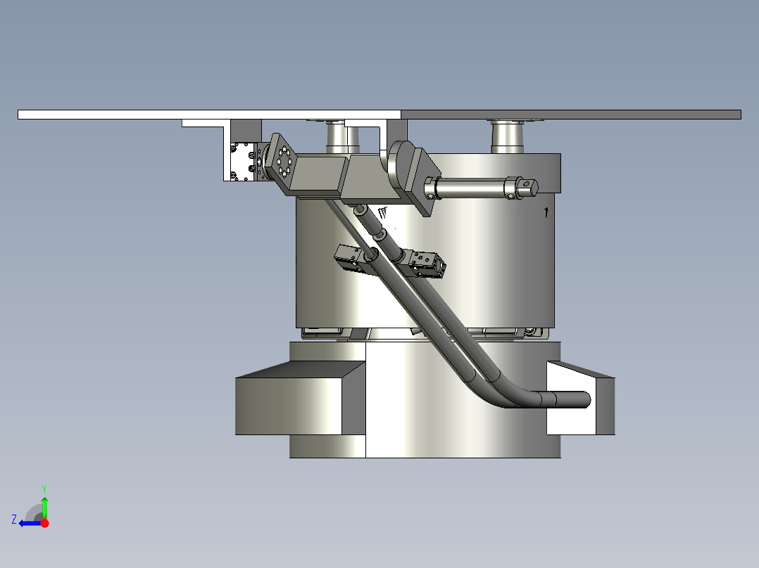 一款衬套类零件专用振动盘右视图