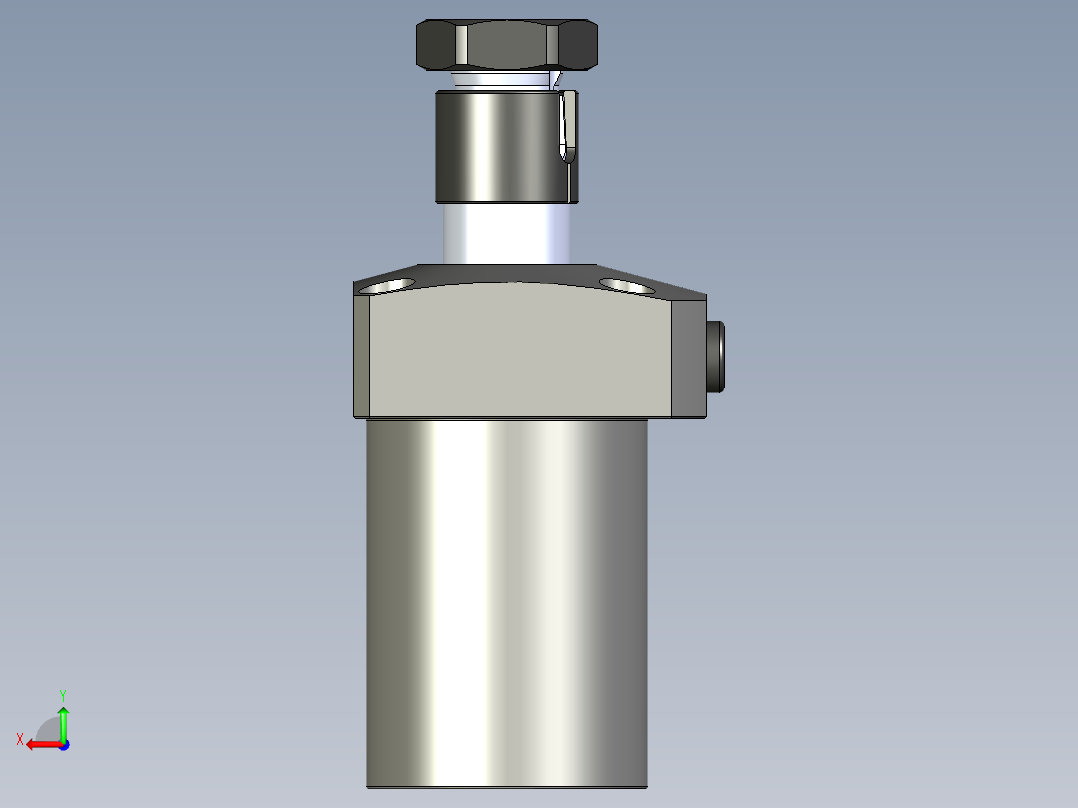 KOSMEKLHS0550-CL-Y30多系列多零件图纸模型后视图