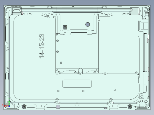 FONE-D笔记本CNC工装夹具三维模型-14-12-26后视缩略图