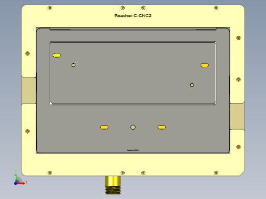 reacher-c-cnc2笔记本CNC工装夹具三维模型-0911前视缩略图