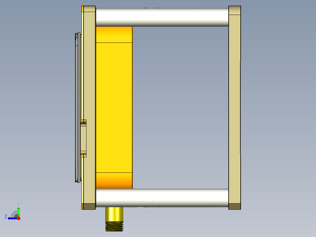 reacher-c-cnc2笔记本CNC工装夹具三维模型-0911右视图
