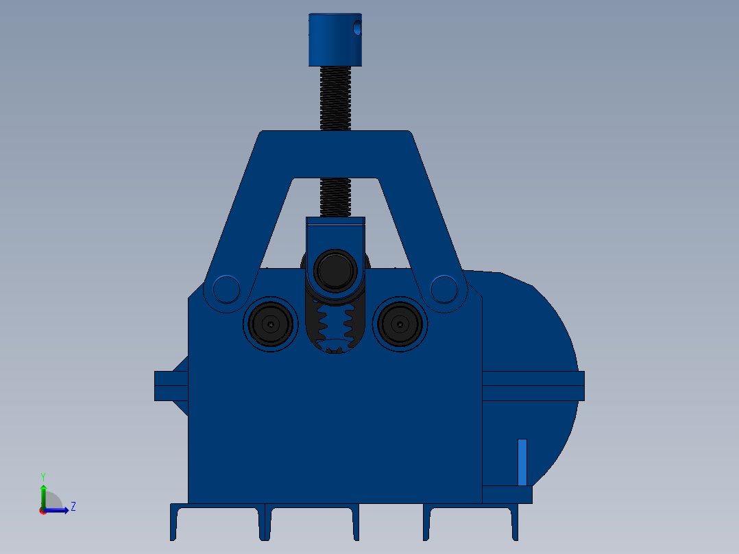 钢板卷形机sw13左视图