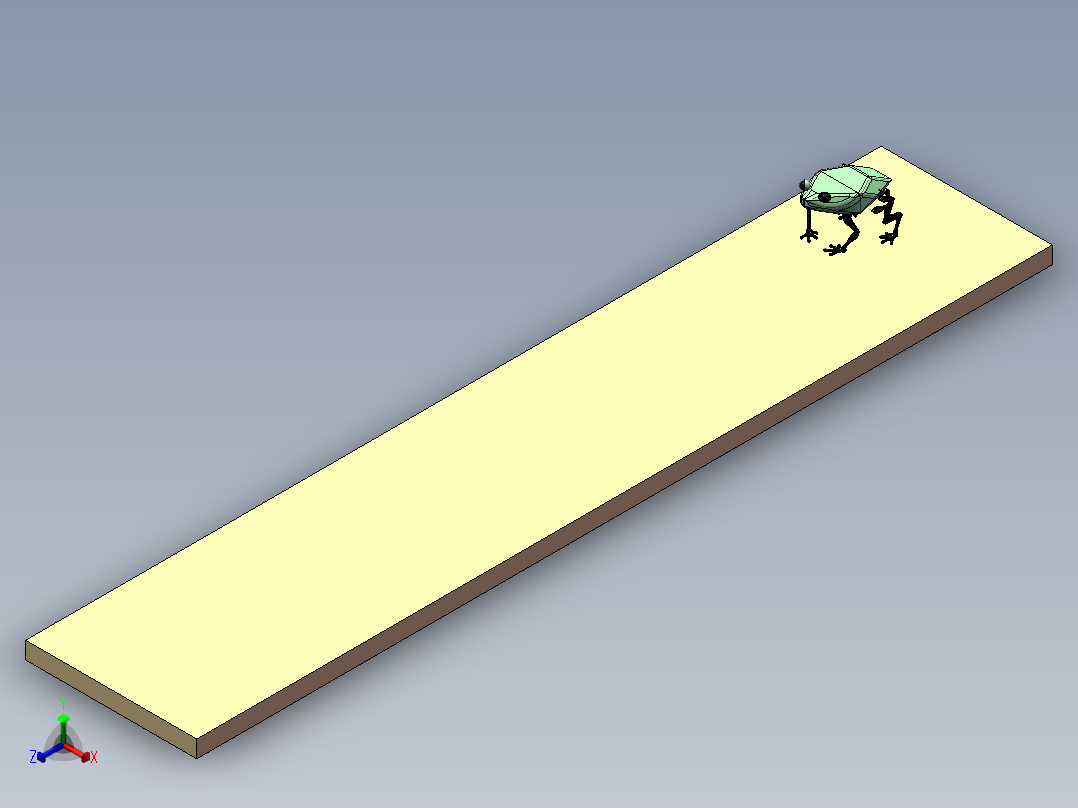 青蛙正等轴测图