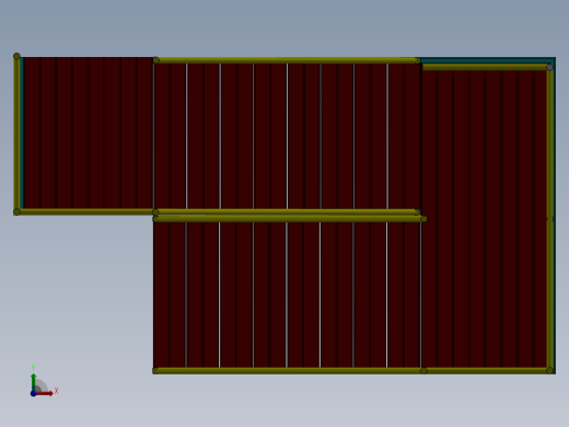 工业楼梯模型前视缩略图