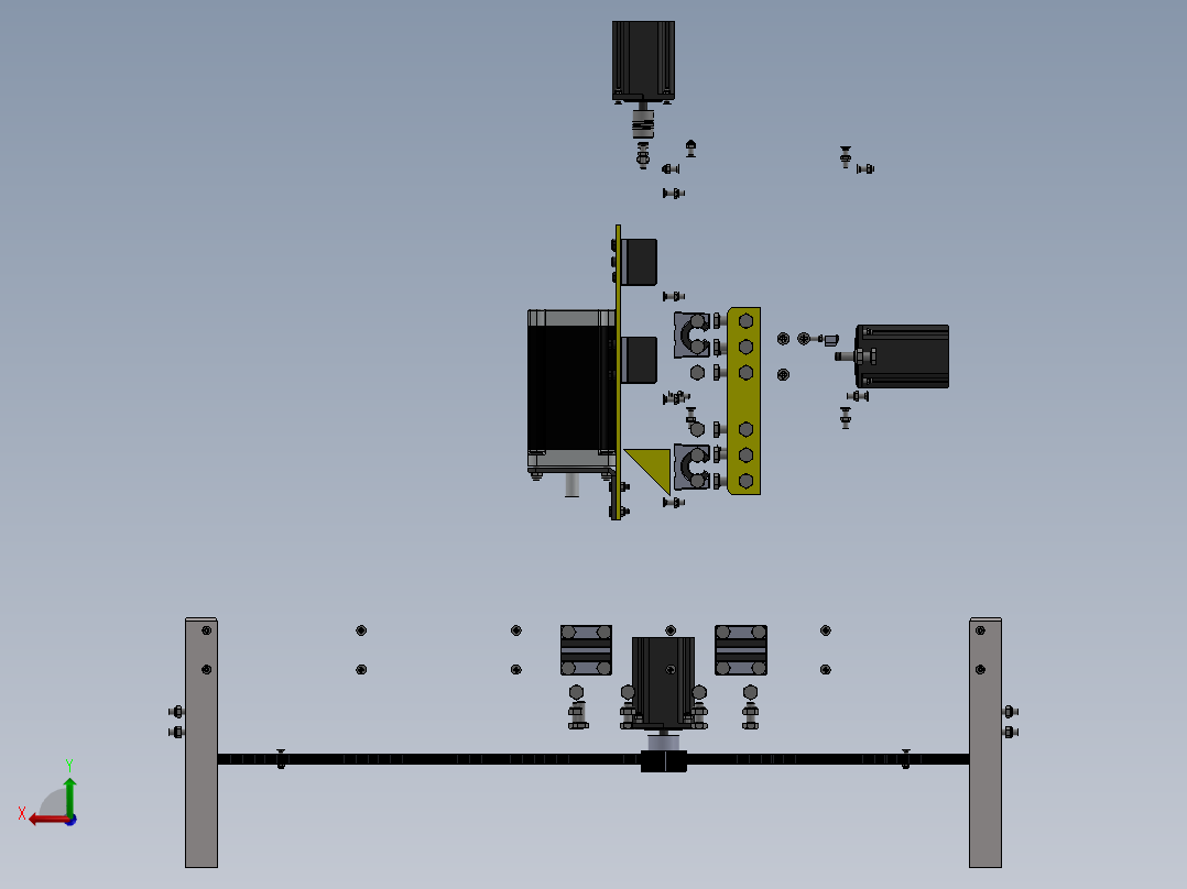 4轴雕刻机 4 Axis CNC Machine i后视图