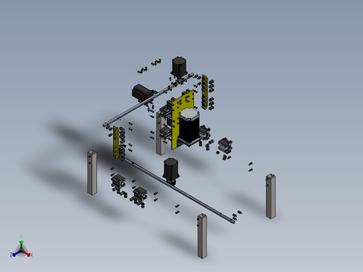 4轴雕刻机 4 Axis CNC Machine i正等轴测缩略图