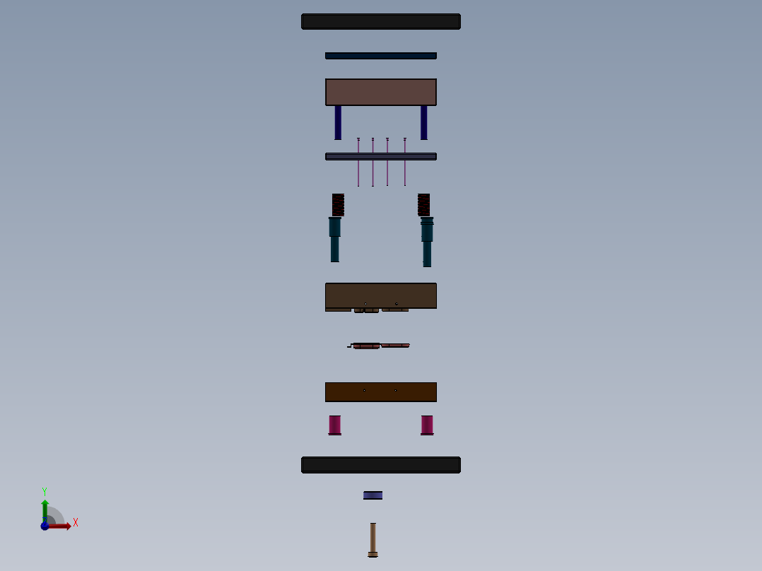 注塑模具、模具(22)前视图