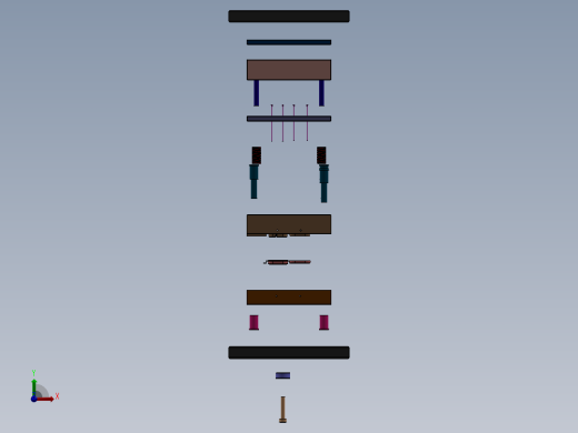 注塑模具、模具(22)前视缩略图