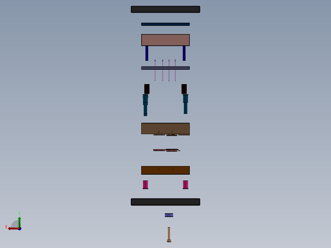 注塑模具、模具(22)后视图